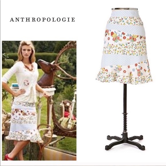VINTAGE Sassafras skirt from Odille for Anthropologie - Picture 1 of 6
